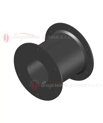 Compression rubber fenders for offshore protection