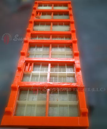 PU screen mesh for vibratory and trommel screens