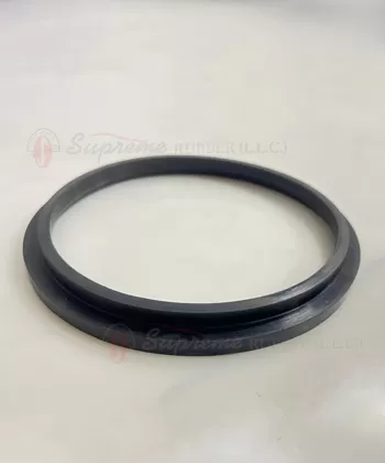 Custom extruded rubber seal for dust and fluid protection