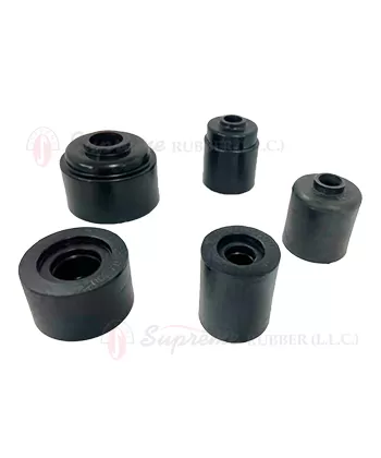 Premium shock absorber bush with bonded metal sleeve